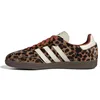 Image de Adidas Samba OG Baskets pour femme, Gomme imprimé léopard, 37 1/3 EU