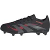 Image de adidas Mixte Enfant Predator League Firm Ground/Multi Ground Football Boots Kids, Core Black/Grey Four/Lucid Red, 30 1/2 EU