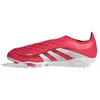Image de adidas Mixte Predator League Laceless Firm Ground/Multi Ground Football Boot, Lucid Red/Cloud White/Core Black, 46 2/3 EU