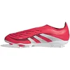 Image de adidas Mixte Predator League Laceless Firm Ground/Multi Ground Football Boot, Lucid Red/Cloud White/Core Black, 43 1/3 EU