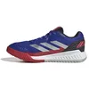 Image de adidas Homme Courtquick Mens Padel Shoes, Lucid Blue/Silver Metallic/Lucid Red, 39 1/3 EU