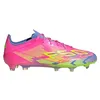 Image de adidas Chaussures unisexes X Crazyfast.1 Fg Firm Ground, Rose et jaune., 44 EU