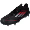 Image de adidas F50 Elite FG Chaussures de Football à Crampons pour Homme, Fer Noir métallique Rouge Ie1202, 44 EU
