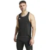 Image de adidas Homme Adizero Essentials Aeroready Running Singlet Shirt, Black, S