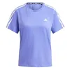 Image de adidas Femmes Own The Run 3S Tee Vêtements De Course Maillot De Course Secobl - Violet