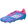 Image de adidas Unisex Chaussure F50 League Terrain Souple/Multi-Surfaces, Solar Blue/Cloud White/Solar Pink, 42 2/3