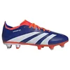 Image de Adidas Mixte Predator League Football Boots Soft Ground, Lucid Blue/Cloud White/Solar Red, 40 2/3 EU