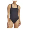 Image de adidas Women's Maillot de Bain matelassé Dos en X Premium Iconisea, Black/White, 38