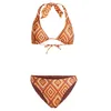 Image de adidas Women's Bikini x Farm Rio, Mystery Brown/Hazy Copper, S