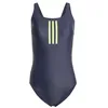 Image de adidas Femme 3 Stripes Rubber Graphic Swimsuit, Legend Ink, 38