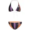 Image de adidas Tiro Neckholder Bikini Maillot de Bain, Noir/Blanc, M Femme