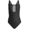 Image de adidas Femme 3 Stripes Rubber Graphic Swimsuit, Black, 36