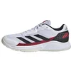 Image de Adidas Homme Courtquick Mens Padel Shoes, Cloud White/Core Black/Lucid Red, 39 1/3 EU