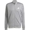 Image de adidas Homme Tricot Regular FIT Track Top Melange, Black Melange, XL
