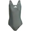 Image de Adidas Femme 3 Bar Logo Swimsuit, Legend Ivy/White, 44