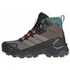 Image de adidas Femme Terrex Skychaser AX5 Mid Gore-TEX Climawarm+ Hiking Shoes Chaussures de randonnée, Earth Strata/Trace Brown/Pure Teal, 42 EU