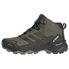Image de adidas Femme Terrex Skychaser Ax5 Mid Gore-Tex Hiking Shoes, Olive Strata/Night Cargo/Aurora Plum, 40 2/3 EU