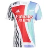 Image de adidas Arsenal 24/25 T-Shirt pré-Match en Jersey pour Homme, BETSCA/Blanc/Noir/CLAQUA, S