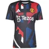 Image de adidas Manchester United 24/25 T-Shirt pré-Match en Jersey pour Homme, Noir/boué/Blanc/técobu, XL