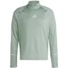 Image de adidas Ultimate High Visibility Half-Zip Maillot de Course Hommes Gris - silgrn S