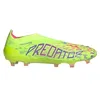 Image de adidas Performance Predator Elite LL FG Mystic Victory Baskets Jaunes, Taille 44