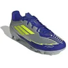 Image de Adidas Mixte F50 Club Football Boots FG/MG, Silver met./Solar Yellow/Lucid Blue, 46 EU