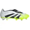 Image de adidas Chaussures de Football Predator Homme Clouté SG Pro Professionnel Blanc Vert, Blanc, 40 2/3 EU
