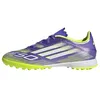 Image de Adidas Mixte F50 League Turf Football Boots, Purple Rush/Cloud White/Lucid Lemon, 40 EU