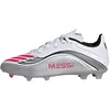 Image de adidas Unisex Kids' F50 Messi League Firm Ground/Multi Football Boots Kids White 5.5