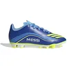 Image de adidas Chaussures de football unisexes pour enfants F50 Messi Club Firm Ground/Multi Ground, bleu jaune, 38 2/3 EU