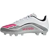 Image de adidas Mixte Enfant F50 Messi Club Firm Ground/Multi Ground Football Boots Kids, FTWR White/Lucid Red/Silver met., 33 EU