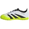 Image de adidas Mixte Enfant Predator Club Turf Football Boots Kids, Cloud White/Core Black/Lucid Lemon, 38 2/3 EU