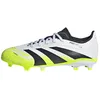 Image de adidas Mixte Enfant Predator League Firm Ground/Multi Ground Football Boots Kids, Cloud White/Core Black/Lucid Lemon, 30 1/2 EU