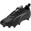 Image de Puma Unisex Youth Ultra 5 Play FG/AG JR Soccer Shoe, Puma Black-Puma White, 28 EU