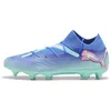 Image de PUMA Unisex Adults Future 7 Pro MXSG Soccer Shoe, BLUEMAZING-PUMA White-Electric Peppermint, 40.5 EU