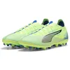 Image de Puma Unisex Adults Ultra 5 Match MG Soccer Shoe, Fizzy Apple-Puma White-BLUEMAZING, 41 EU
