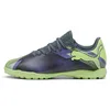 Image de Puma Unisex Youth Future 7 Play TT JR Soccer Shoe, Gray Skies-Elektro Purple-Fizzy Apple-Puma White, 37.5 EU