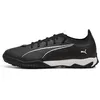Image de Puma Unisex Adults Ultra 5 Match TT Soccer Shoe, Puma Black-Puma White, 44 EU