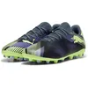 Image de PUMA Unisex Adults Future 7 Play MG Soccer Shoe, Gray Skies-Elektro Purple-Fizzy Apple-PUMA White, 46 EU