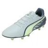 Image de Puma Unisex Adults King Match FG/AG Soccer Shoe, Frosted Dew-Fizzy Apple-Gray Skies, 44 EU