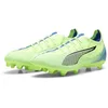 Image de PUMA Unisex Adults Ultra 5 Pro FG/AG Soccer Shoe, Fizzy Apple-PUMA White-BLUEMAZING, 46.5 EU