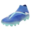 Image de PUMA Unisex Adults Future 7 Match+ LL FG/AG Soccer Shoe, BLUEMAZING-PUMA White-Electric Peppermint, 46 EU