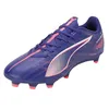 Image de Puma Unisex Adults Ultra 5 Play FG/AG Soccer Shoe, Lapis Lazuli-Puma White-Sunset Glow, 41 EU