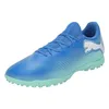 Image de Puma Unisex Adults Future 7 Play TT Soccer Shoe, HYPERLINK Blue-Mint-Puma White, 41 EU