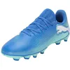 Image de Puma Mixte Enfant Future 7 Play FG/AG Jr, Hyperlink Blue Mint Puma White, 37 EU