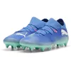 Image de Puma Unisex Adults Future 7 Match MXSG Soccer Shoe, BLUEMAZING-Puma White-Electric Peppermint, 43 EU