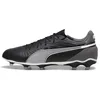 Image de Puma Unisex Adults King Match FG/AG Soccer Shoe, Puma Black-Puma White-Cool Dark Gray, 40.5 EU