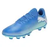 Image de PUMA Chaussures de Football Future 7 Play FG/AG, Hyperlink Blue Mint White, 46 EU