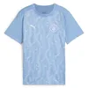 Image de Puma T-Shirt Unisexe (1 pièce), Bleu Clair/Blanc, 176