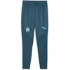 Image de PUMA Pantalon d’entraînement Olympique de Marseille Homme M Ocean Tropic White Blue  Pantalon de Football de l'Olympique de Marseille pour Hommes
